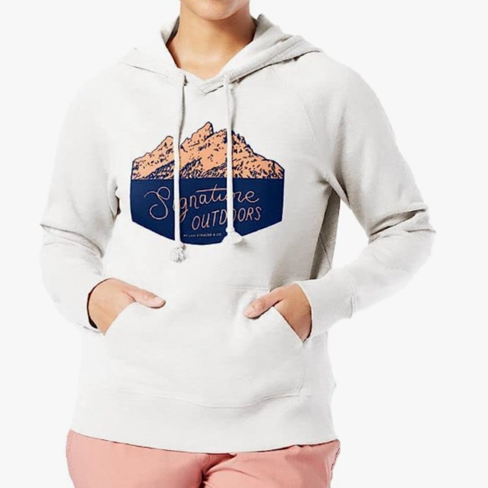 Vintage Signature by Levi Strauss Gold Label Women's Outdoor Graphic Hoodie